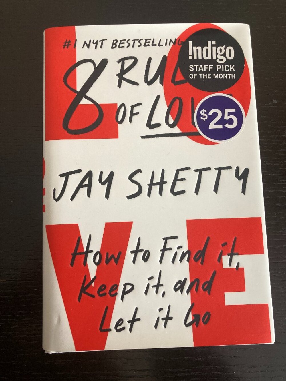 8 Rules of Love by Jay Shetty (Used)